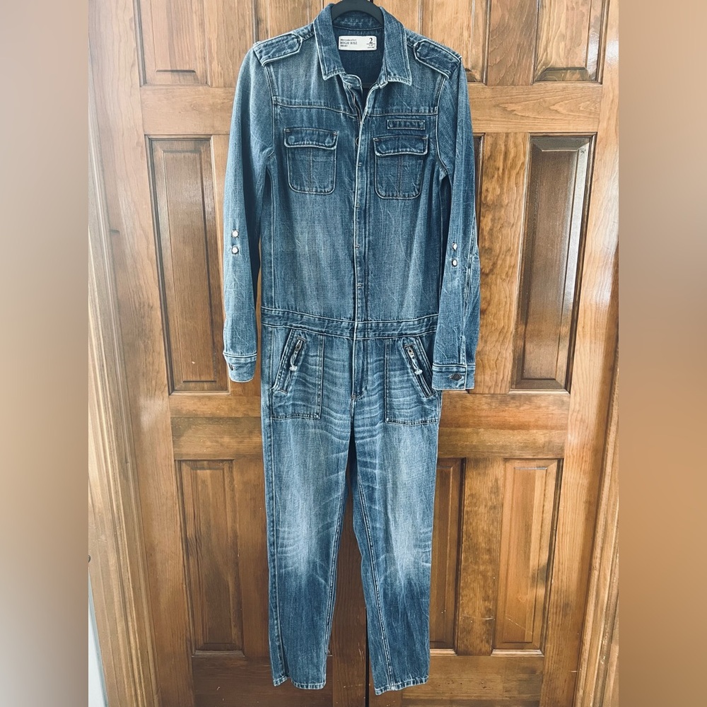 Abercrombie Denim Jumpsuit Size 2 low rise short